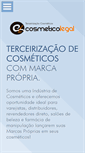 Mobile Screenshot of cosmeticolegal.com.br